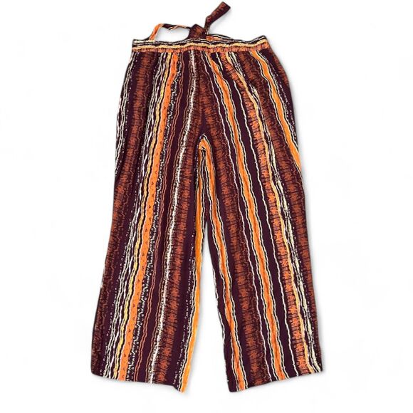 LILI Sport Women's Striped Wide Leg Multicolored Pants, Size 2X NWT - Picture 6 of 9